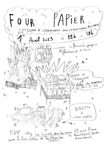Four à papier aux Léz'arts dans les murs
