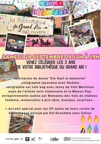 Les 3 ans de la bibliothèque
