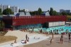 Piscine des murs à pêches